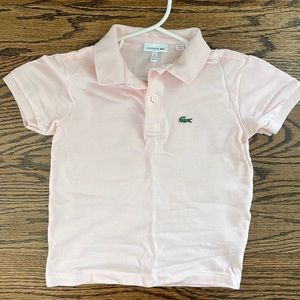 Lacoste Pink Polo Size 6. Great Condition. Last photo shows true color.